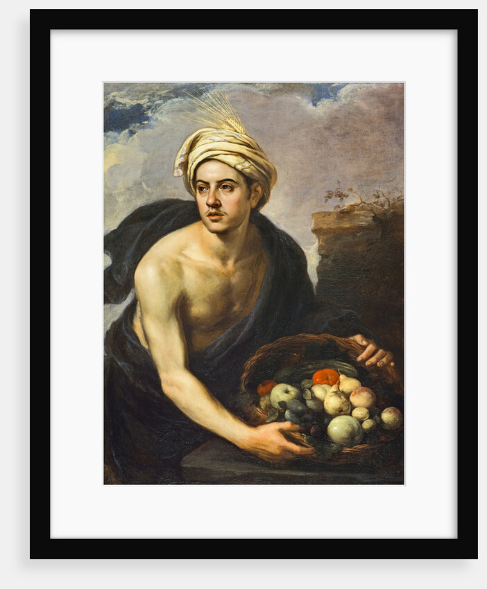 A Young Man with a Basket of Fruit (Personification of 'Summer') by Bartolome Esteban Murillo